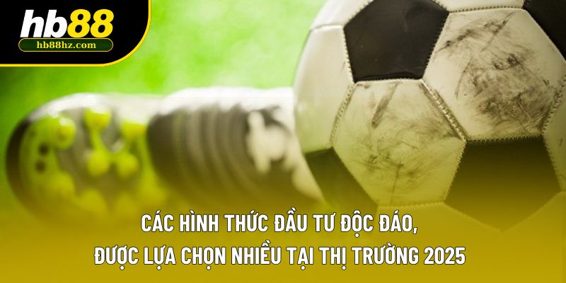 Các hình thức đầu tư độc đáo, được lựa chọn nhiều tại thị trường 2025