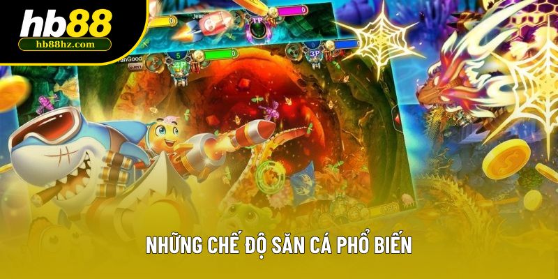 Những chế độ săn cá phổ biến