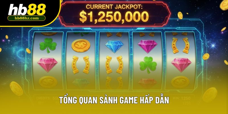 Tổng quan sảnh game hấp dẫn
